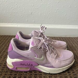 Women’s Nike Air Max Excee purple and white shoes - Size 7
